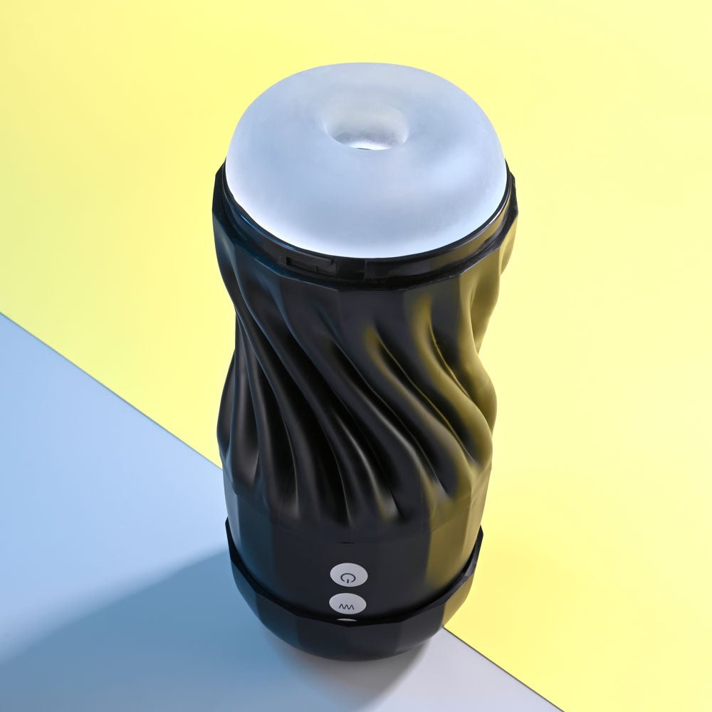 Playboy Pleasure SOLO - USB Rechargeable Vibrating and Sucking Stroker - silkandsin