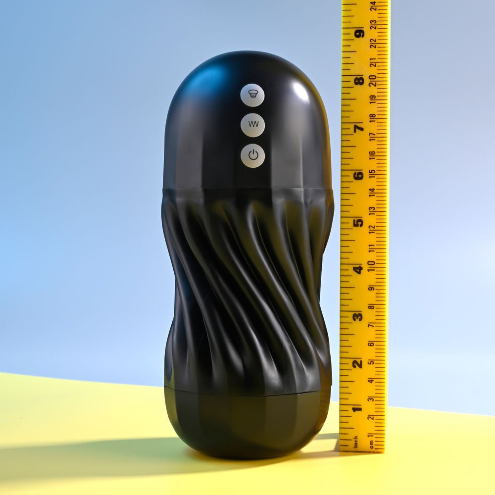 Playboy Pleasure SOLO - USB Rechargeable Vibrating and Sucking Stroker - silkandsin