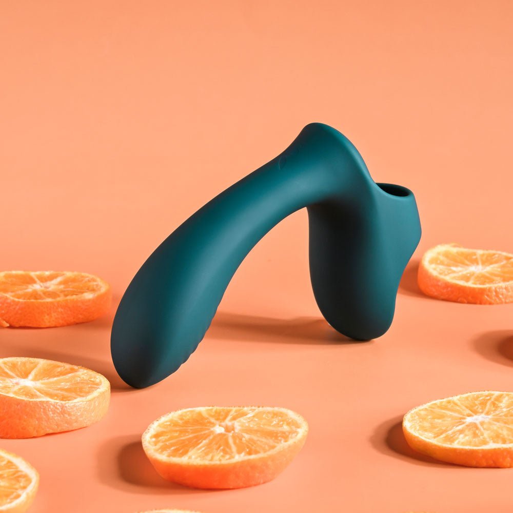 Playboy Pleasure WRAPPED AROUND YOUR FINGER - Green USB Rechargeable Finger Stimulator - silkandsin