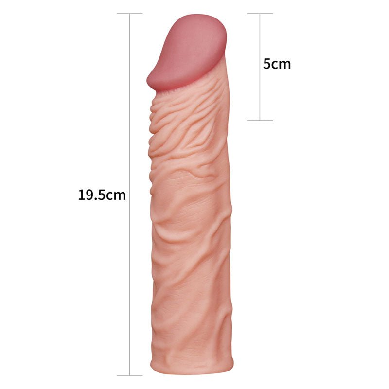 Pleasure X-Tender 2'' Sleeve - Flesh 5.1 cm (2'') Penis Extension Sleeve - Silk and Sin
