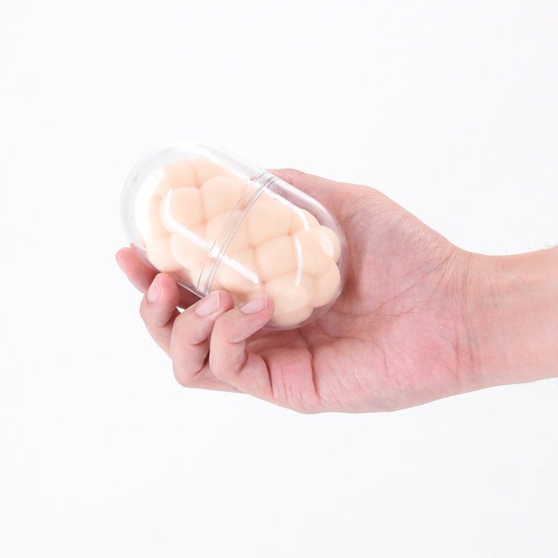 Pocket Pals Bubbles - Flesh - Flesh Mini Stroker - Silk and Sin