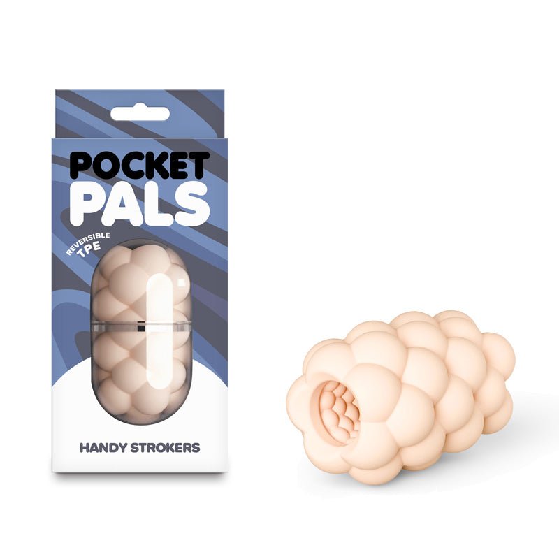 Pocket Pals Bubbles - Flesh - Flesh Mini Stroker - Silk and Sin