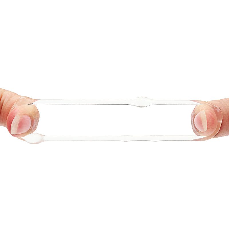 Power Plus Triple Beaded Ring Set - Clear Cock Rings - Set of 3 - Silk and Sin