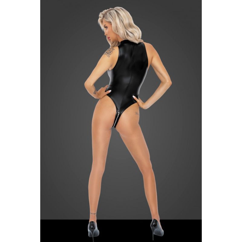 Powerwetlook Body with Front Zipper - Silk and Sin