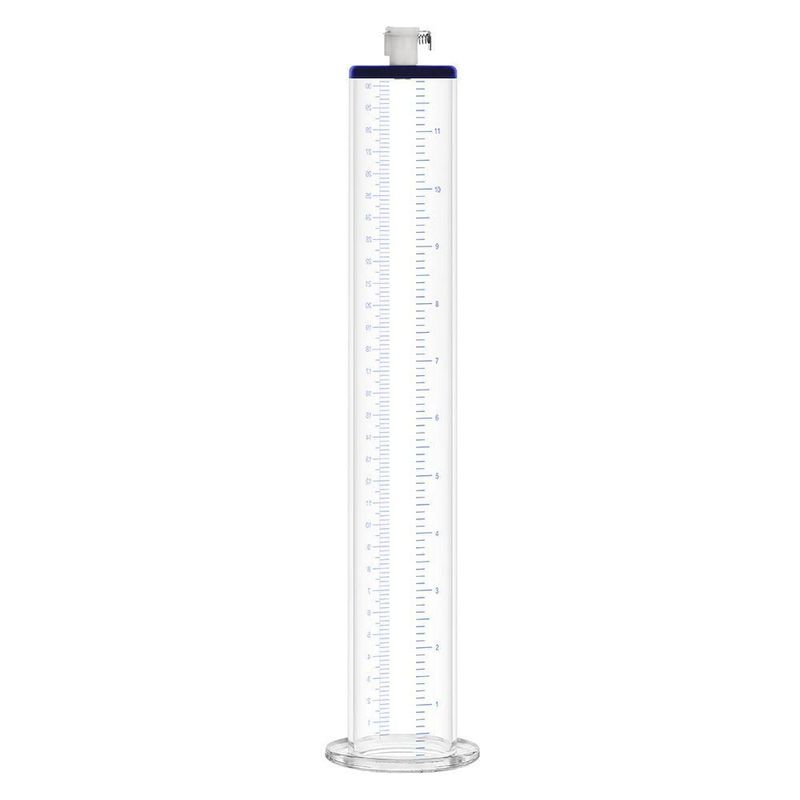 Premium Penis Pump Valve Cylinder 1.75in x 12in - Silk and Sin