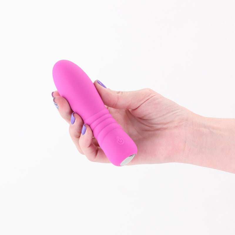 Pretty in Pink Blush - Pink - Pink 13 cm USB Rechargeable Vibrator - Silk and Sin