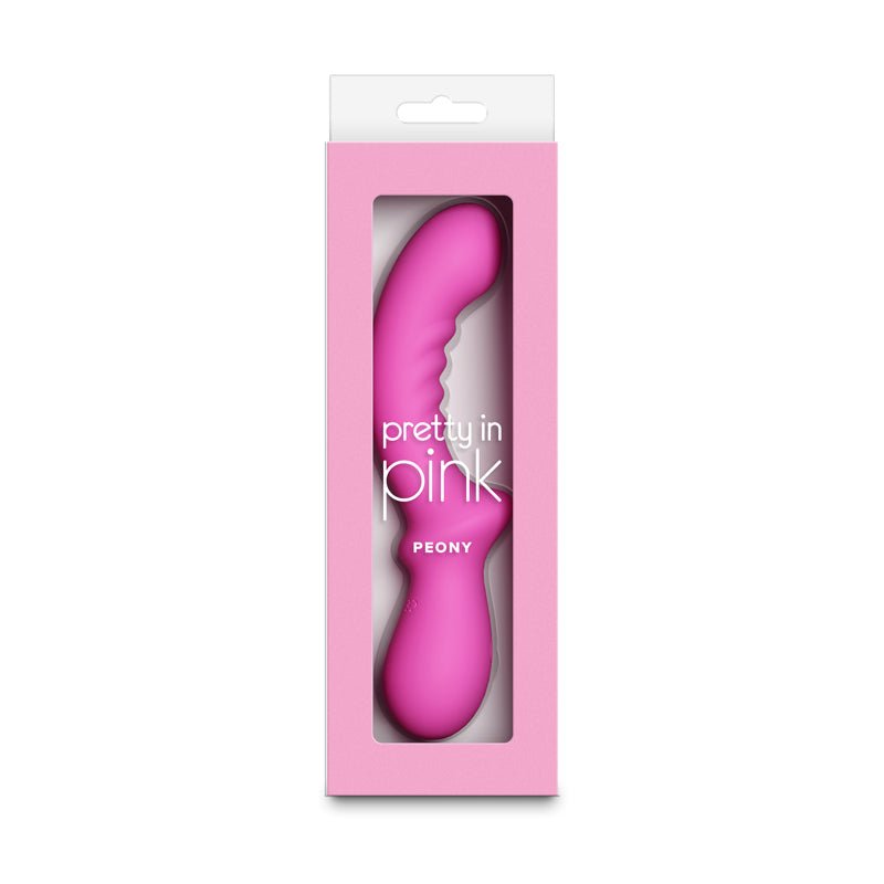 Pretty in Pink Peony - Pink - Pink 19.8 cm USB Rechargeable Vibrator - Silk and Sin