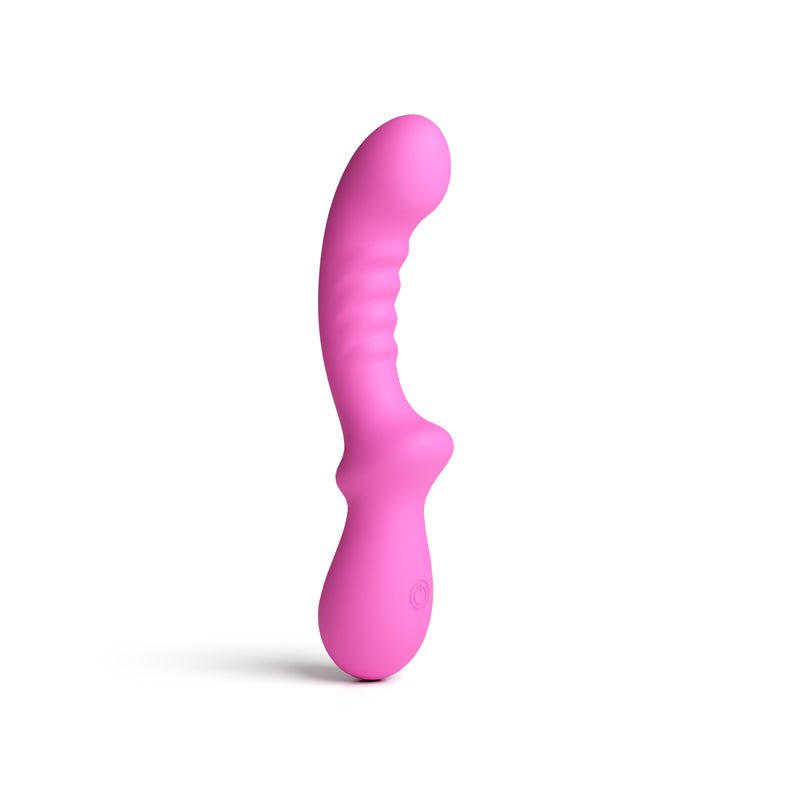 Pretty in Pink Peony - Pink - Pink 19.8 cm USB Rechargeable Vibrator - Silk and Sin