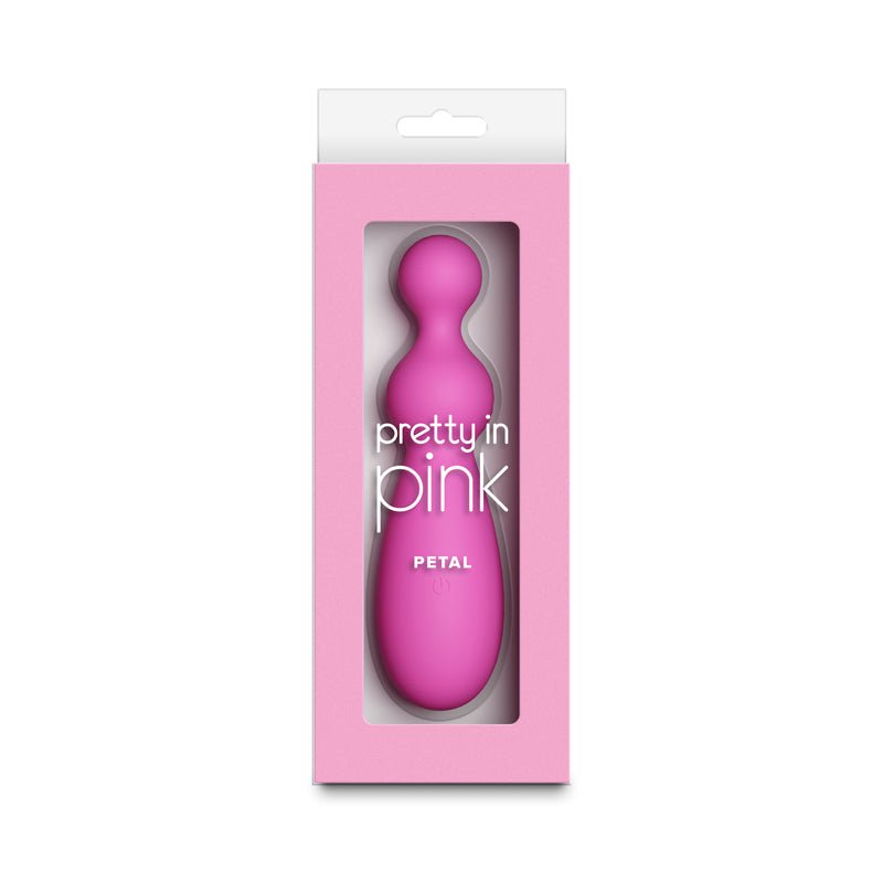 Pretty in Pink Petal - Pink - Pink 15.5 cm USB Rechargeable Vibrator - Silk and Sin