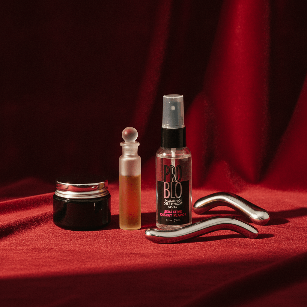 ProBlo Deep Throat Spray - Cherry - Cherry Flavoured Deep Throat Spray - 30 ml - Silk and Sin