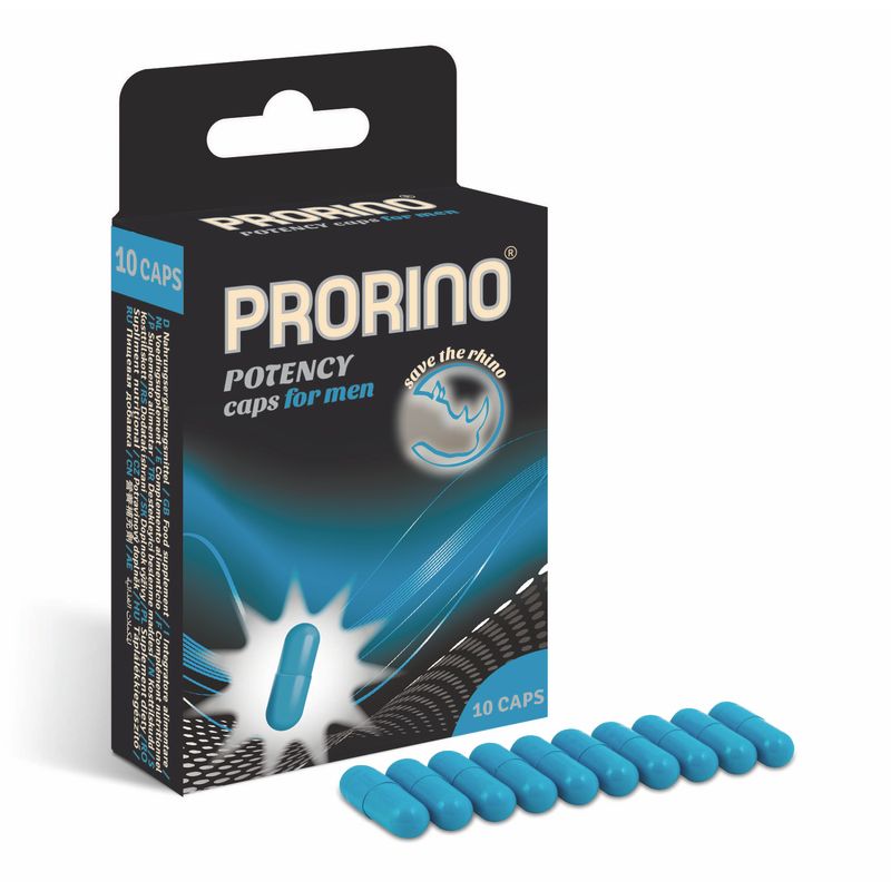 PRORINO Potency Capsules For Men 10 Pc - Silk and Sin