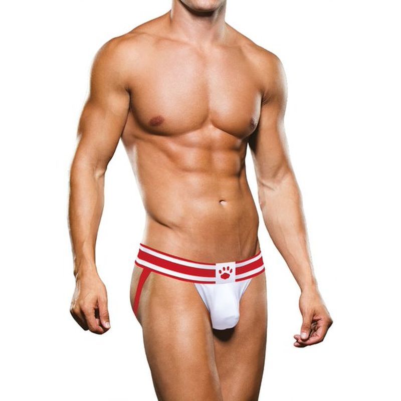 Prowler Jock White/Red - Silk and Sin
