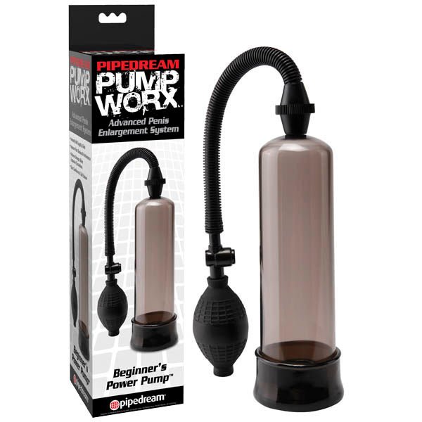 Pump Worx Beginner's Power Pump - Smoke Penis Pump - silkandsin