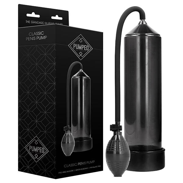 Pumped Classic Penis Pump - Black Penis Pump - silkandsin