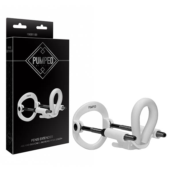Pumped Penis Extender - White Penis Extender - silkandsin
