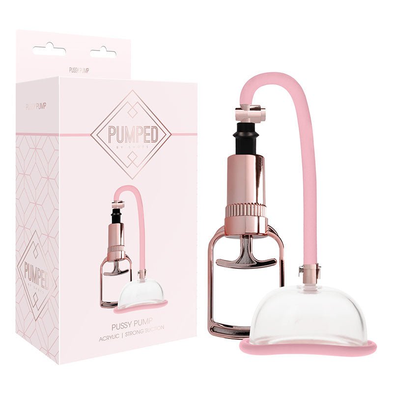 Pumped Pussy Pump - Rose Pink Vagina Pump - silkandsin