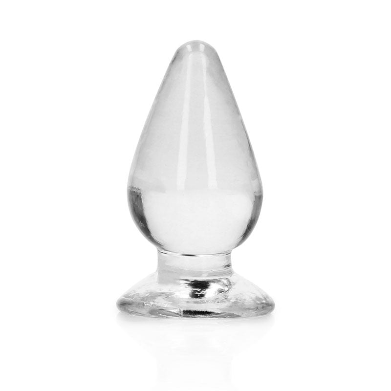 REALROCK 11.5 cm Anal Plug - Clear - Clear 11.5 cm (4.5'') Butt Plug - Silk and Sin