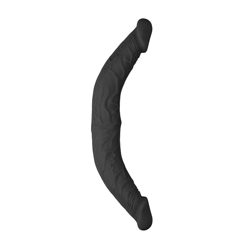 REALROCK 14'' Double Dildo - Black 36 cm Double Dong - silkandsin