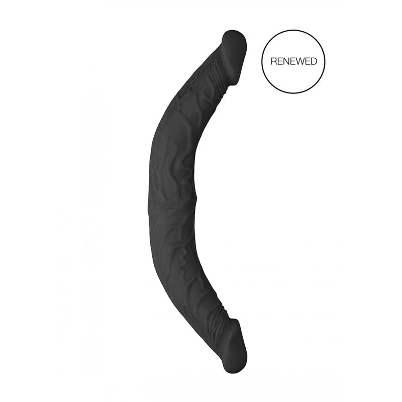 REALROCK 14'' Double Dildo - Black 36 cm Double Dong - silkandsin