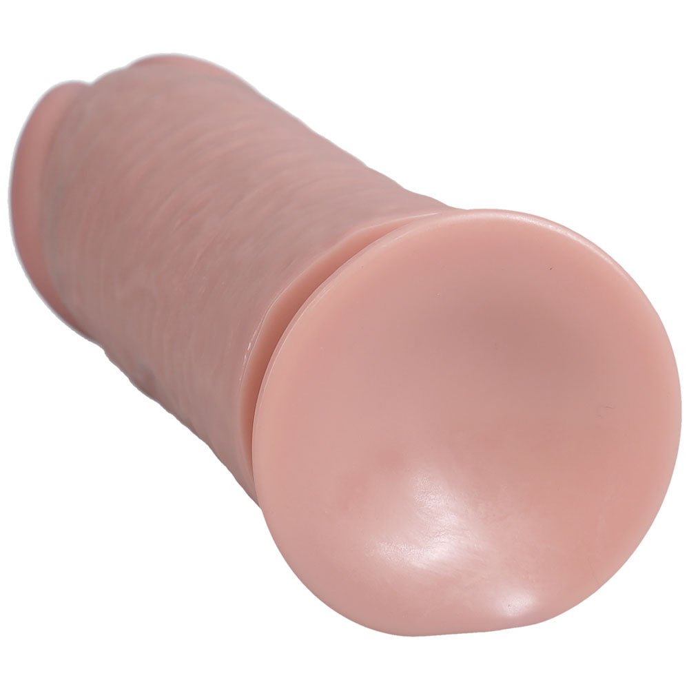 REALROCK 25cm Extra Thick Dildo - Flesh - Flesh 25 cm (10'') Extra Thick Dong - Silk and Sin