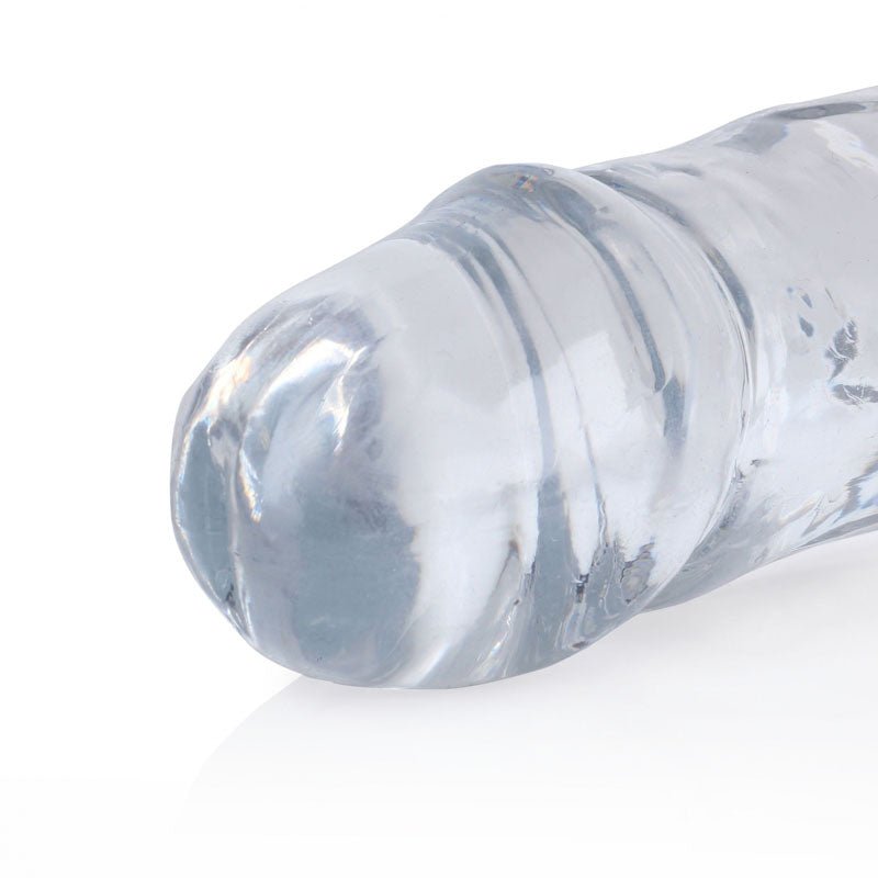 REALROCK 34 cm Double Dong - Clear - Clear 34 cm (14'') Double Dong - silkandsin