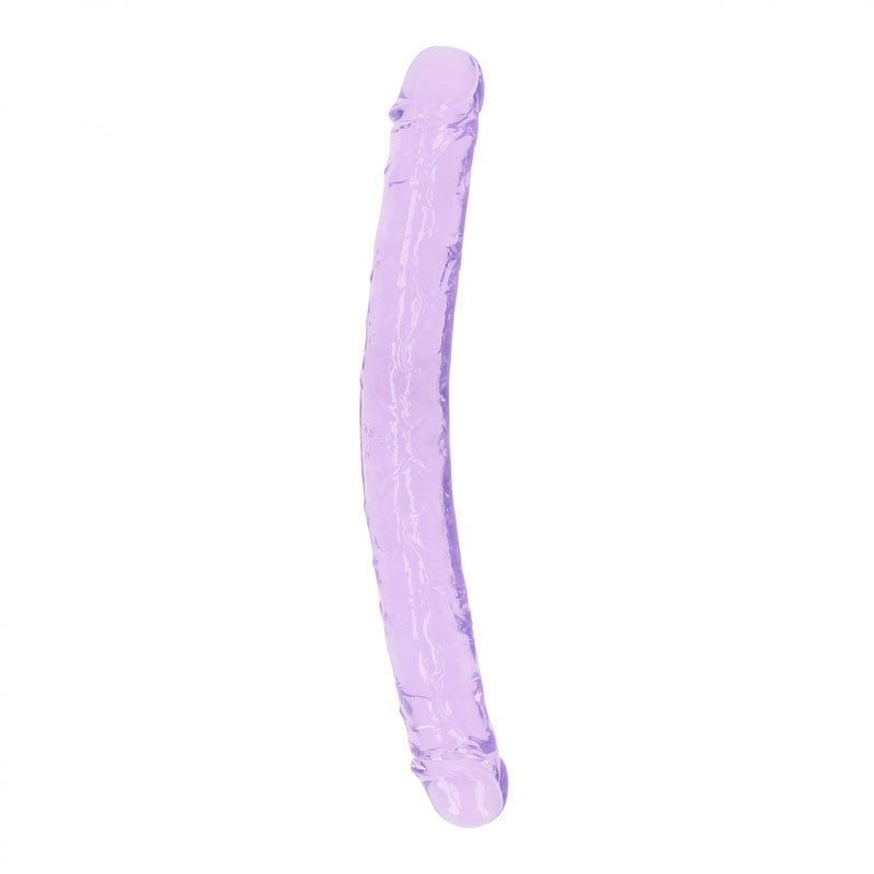 REALROCK 34 cm Double Dong - Purple - Purple 34 cm (14'') Double Dong - silkandsin