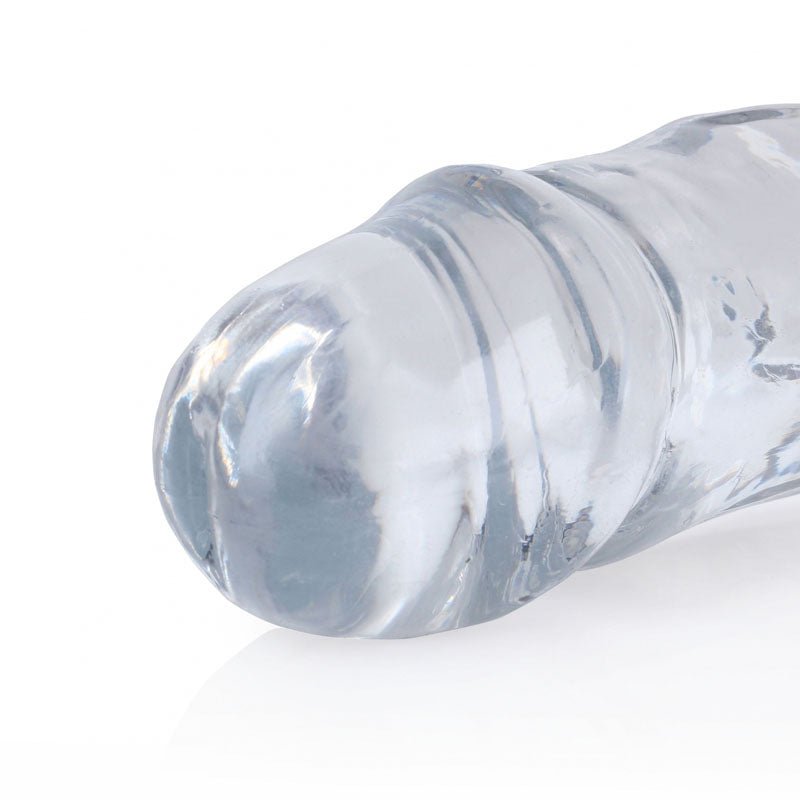REALROCK 45 cm Double Dong - Clear - Clear 45 cm (18'') Double Dong - silkandsin