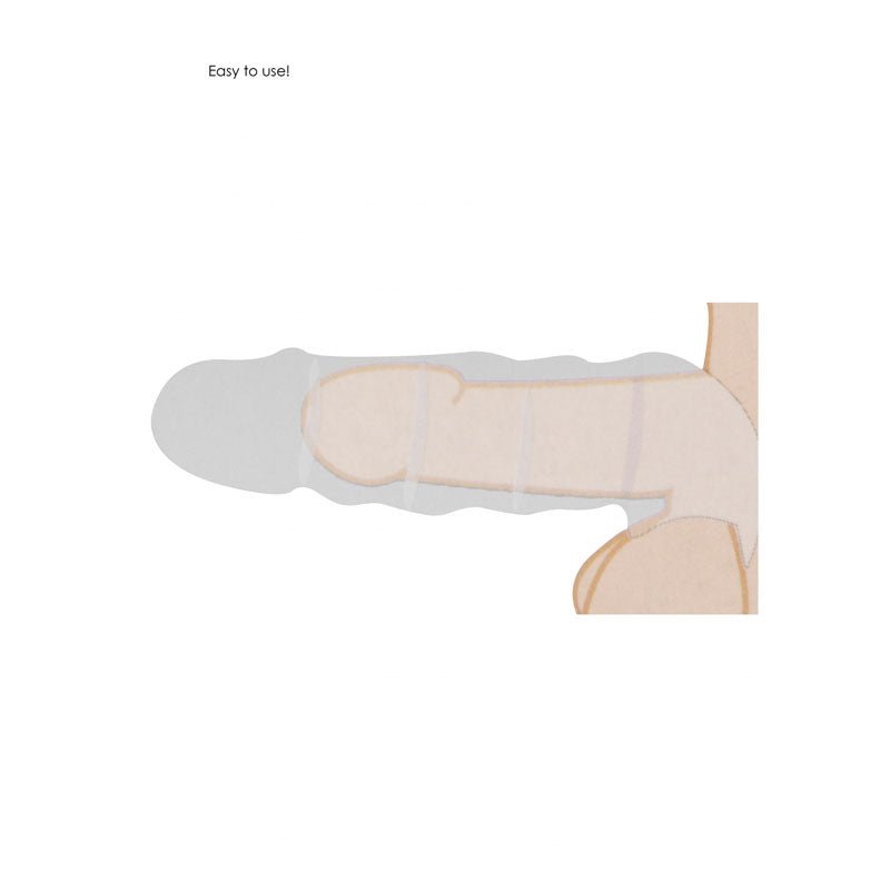 REALROCK 7'' Penis Extender - Flesh 17.8 cm Penis Extension Sleeve - Silk and Sin