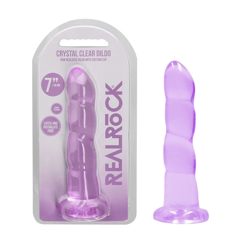 REALROCK Non Realistic Dildo With Suctio - silkandsin