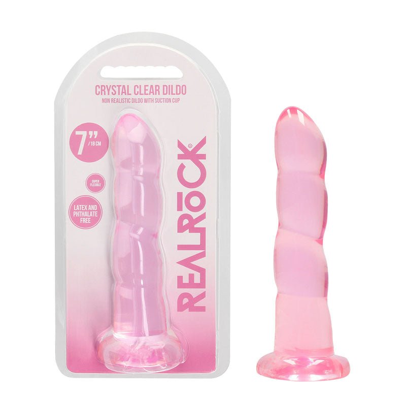 REALROCK Non Realistic Dildo With Suctio - silkandsin