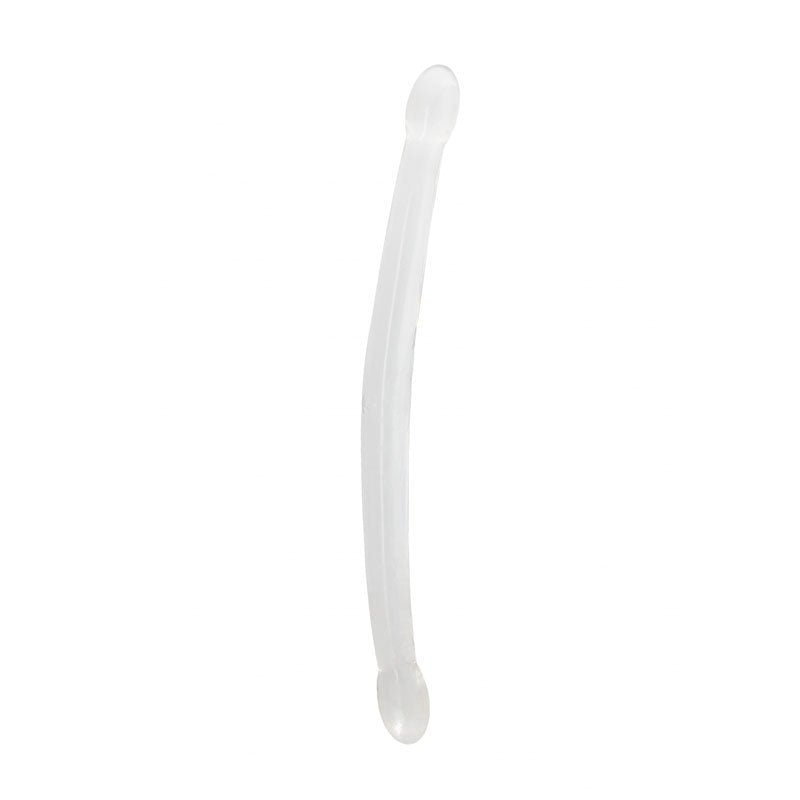 REALROCK Non Realistic Double Dong 17'' - Clear 43 cm Double Dong - silkandsin