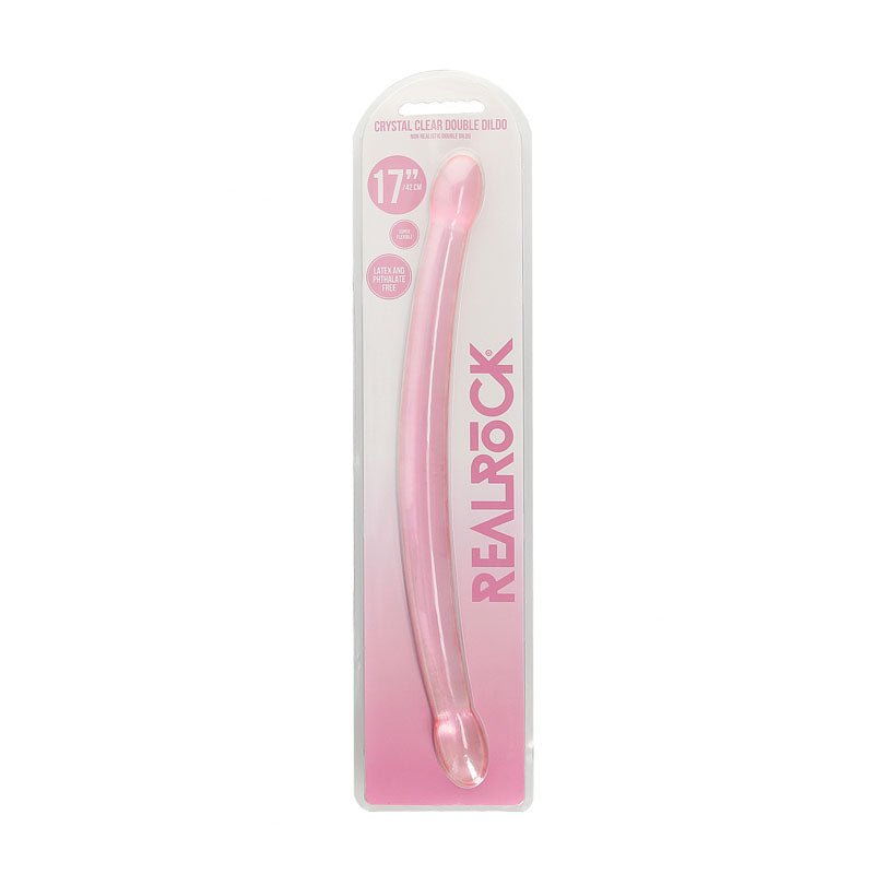 REALROCK Non Realistic Double Dong 17'' - Pink 42 cm Double Dong - silkandsin