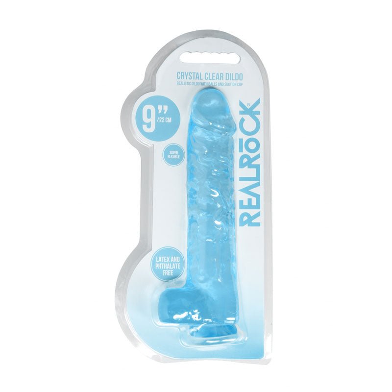 REALROCK Realistic Dildo With Balls 9IN - silkandsin