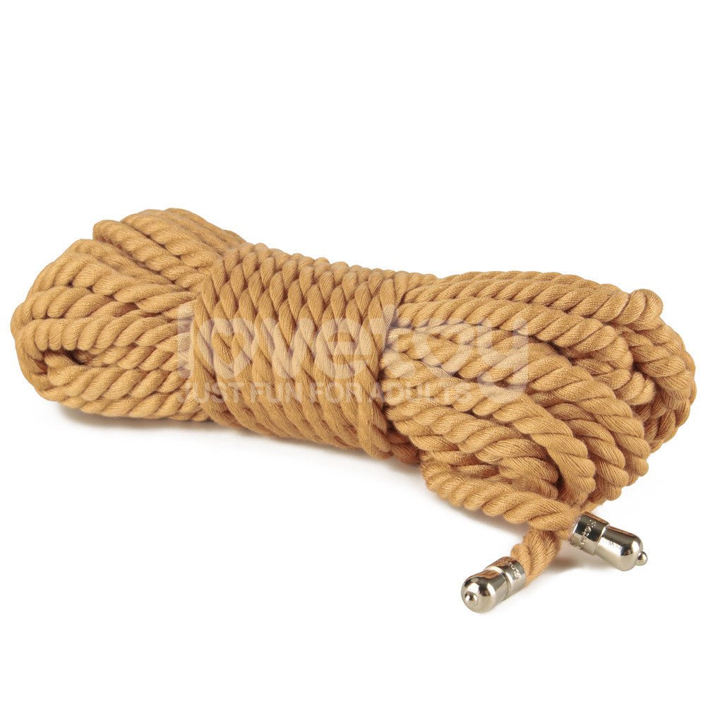 Rebellion Reign Bondage Rope - Natural - Natural Bondage Rope - 10 metre length - Silk and Sin