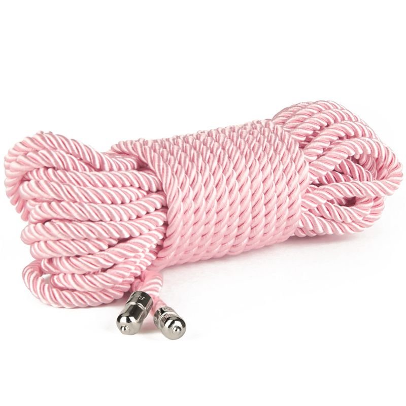 Rebellion Reign Rose Silky Bondage Rope Pink - Silk and Sin