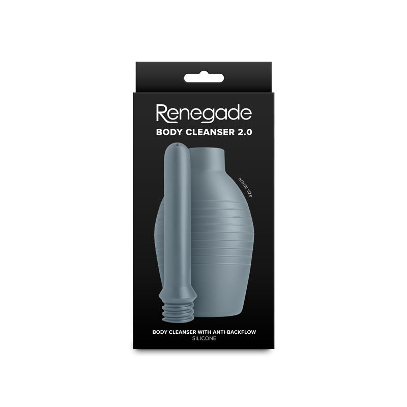 Renegade Body Cleanser 2.0 - Grey - Grey Unisex Douche - Silk and Sin