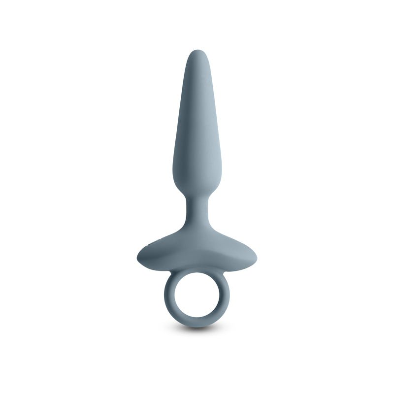 Renegade Maverick - Grey - Grey 15 cm USB Rechargeable Vibrating Butt Plug - Silk and Sin
