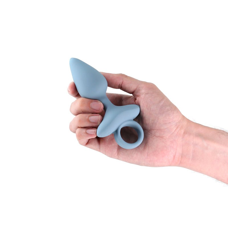 Renegade Orion - Grey - Grey 13 cm USB Rechargeable Vibrating Butt Plug - Silk and Sin