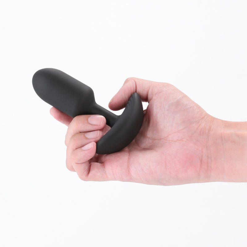 Renegade Pulse - Black - Black 11 cm USB Rechargeable Vibrating Butt Plug - Silk and Sin
