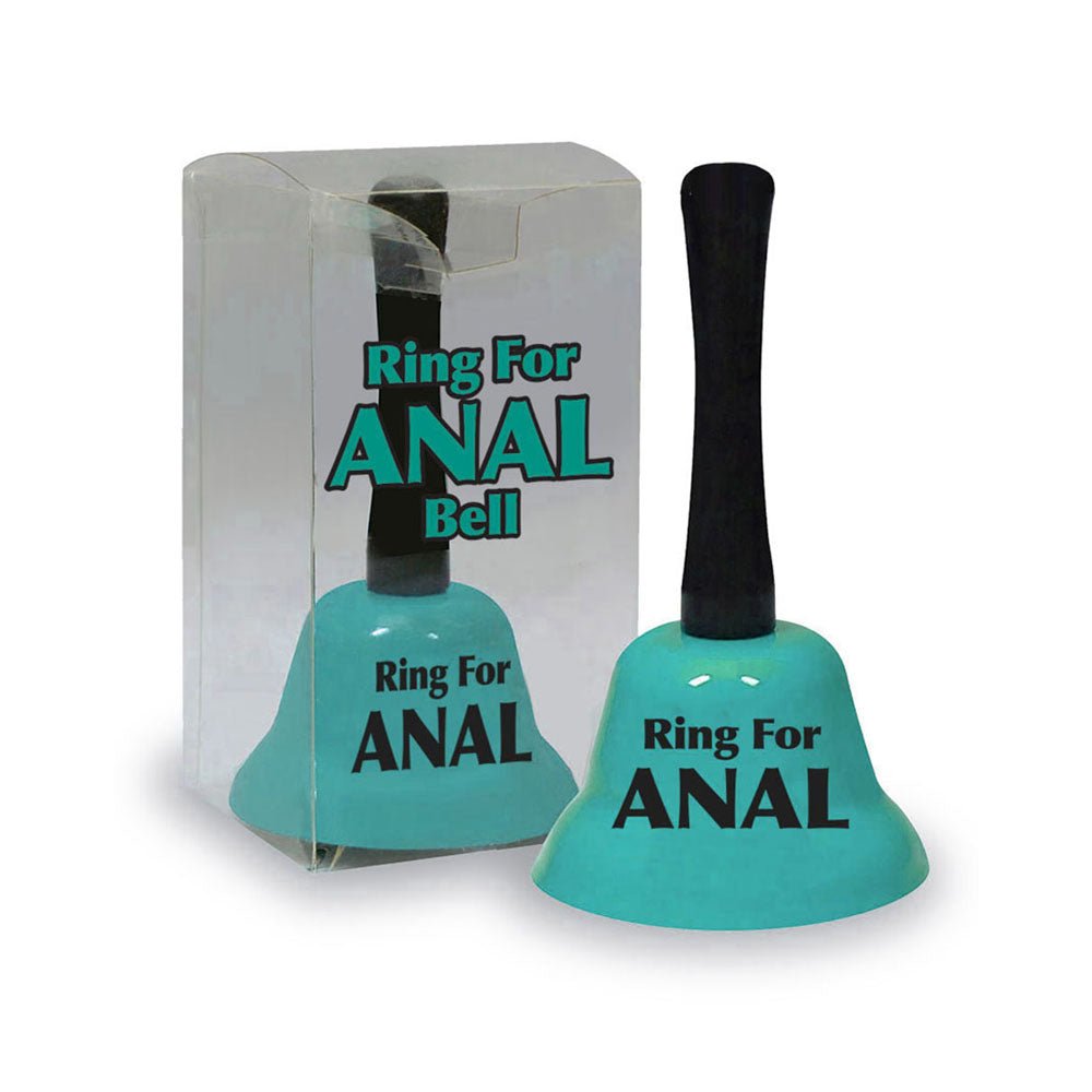 Ring For Anal Bell - Teal Novelty Bell - Silk and Sin