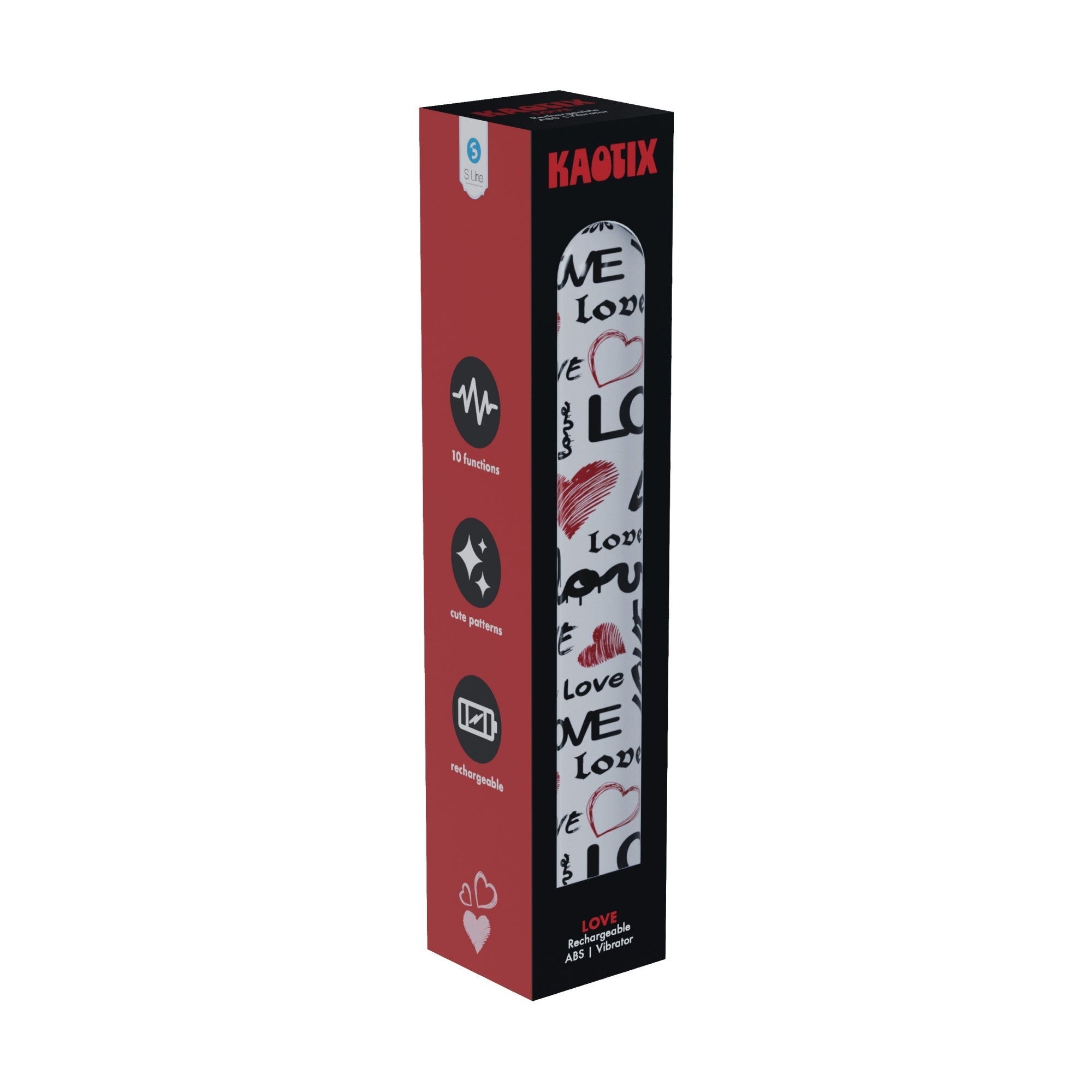 S - LINE Kaotix Display Box - USB Rechargeable Vibrators - Counter Display of 4 x 5 each - silkandsin