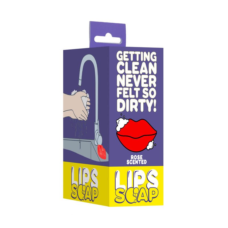 S - LINE Kiss Soap - Rose Scented Novelty Soap - silkandsin
