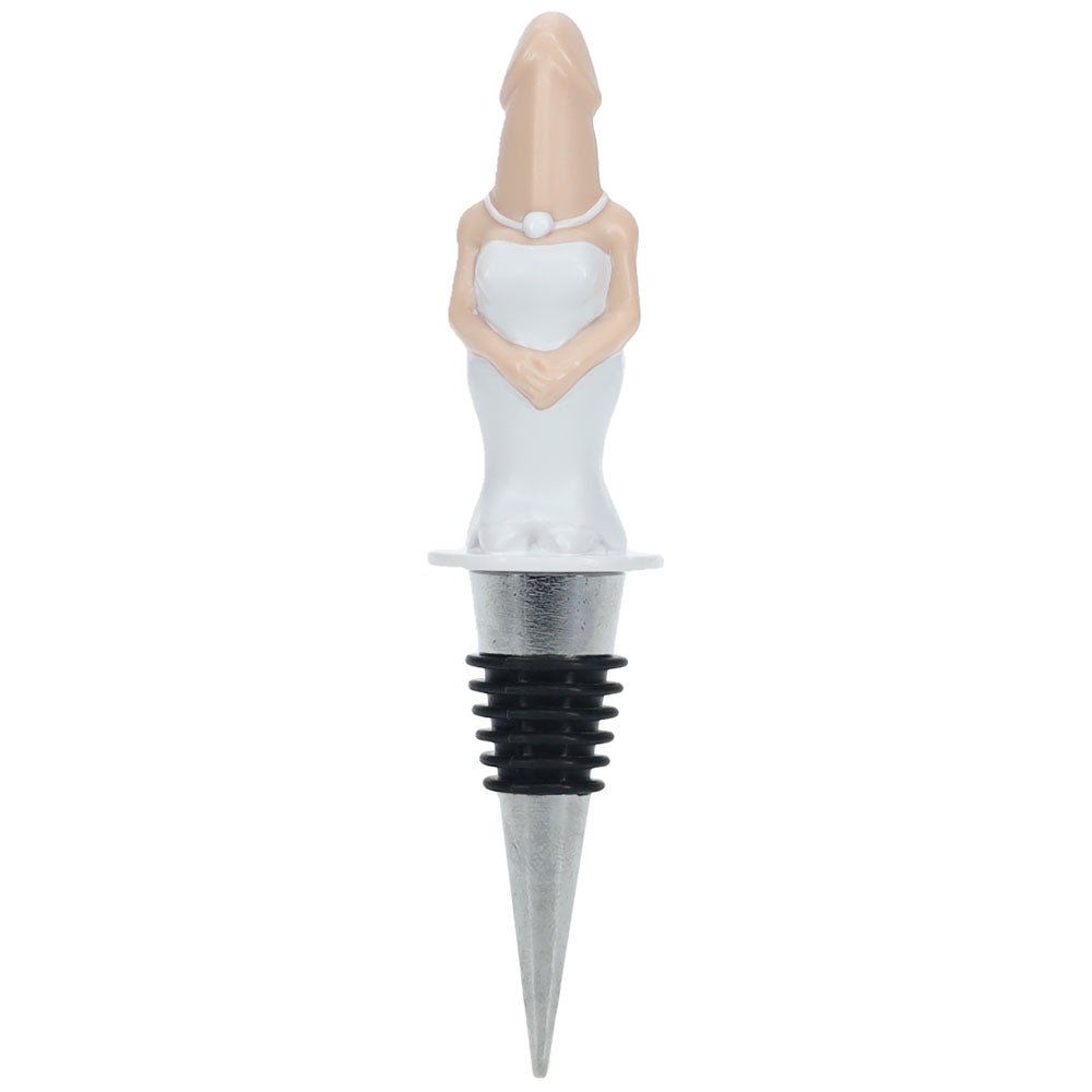 S - LINE The Dickheads - Bride Bottle Stopper - Novelty Wine Bottle Stopper - silkandsin