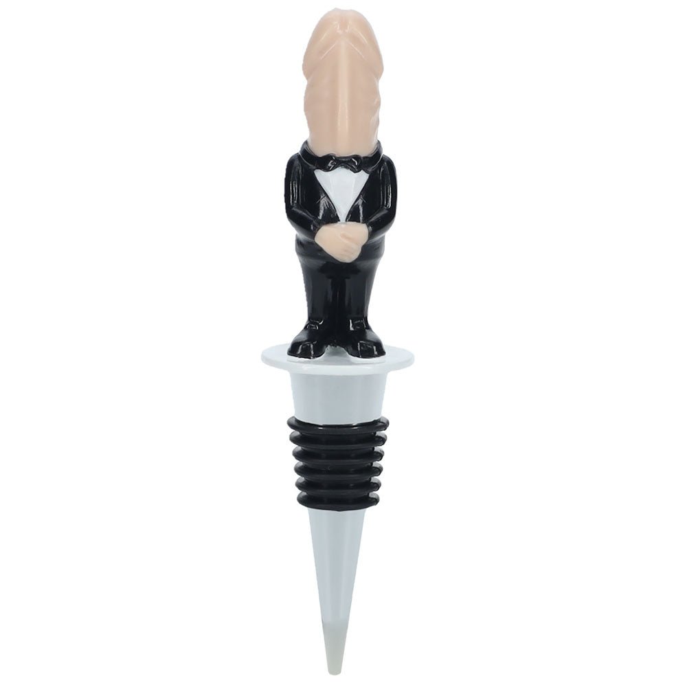 S - LINE The Dickheads - Groom Bottle Stopper - Novelty Wine Bottle Stopper - silkandsin