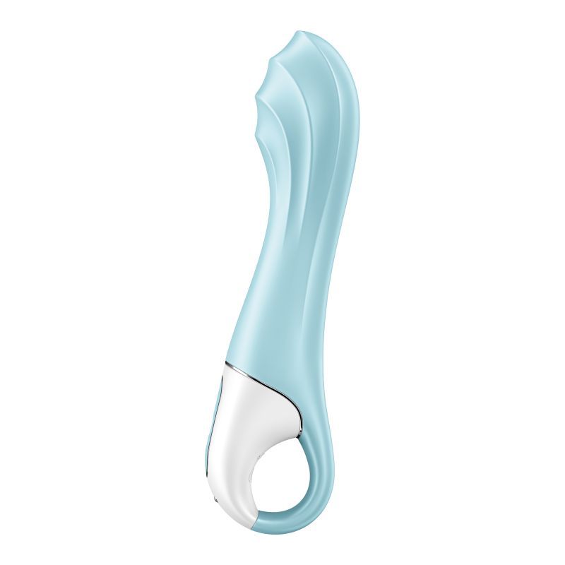 Satisfyer Air Pump Vibrator 5+ Blue - Silk and Sin