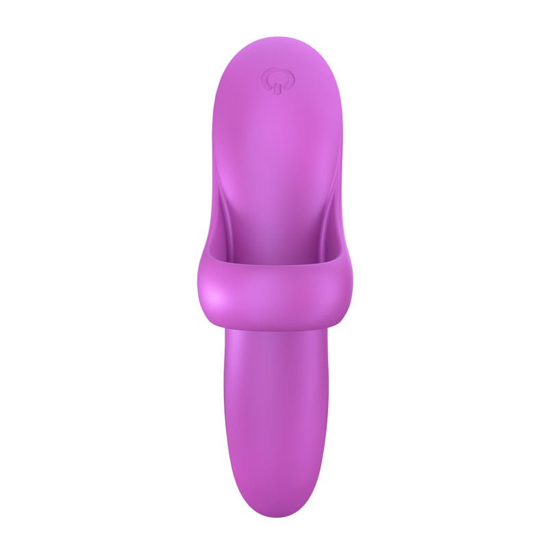 Satisfyer Bold Lover - Dark Pink USB Rechargeable Finger Stimulator - silkandsin