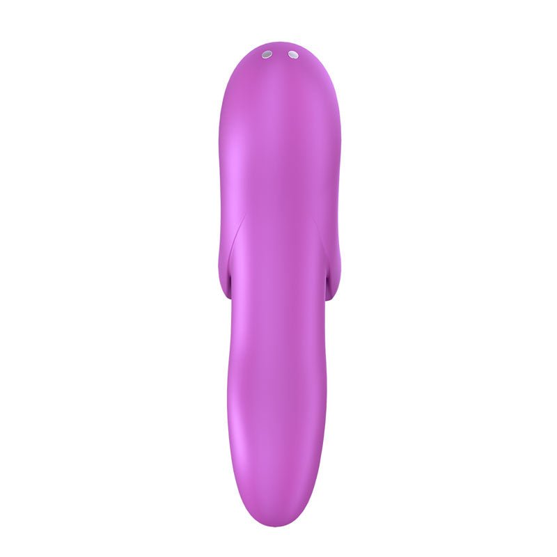 Satisfyer Bold Lover - Dark Pink USB Rechargeable Finger Stimulator - silkandsin