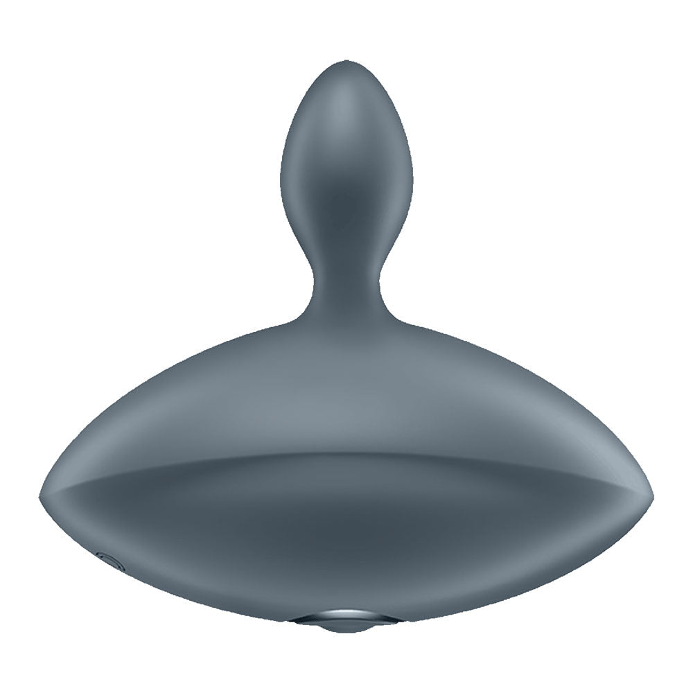 Satisfyer Booty Absolute Beginners 4 - Grey USB Rechargeable Vibrating Butt Plug - Silk and Sin