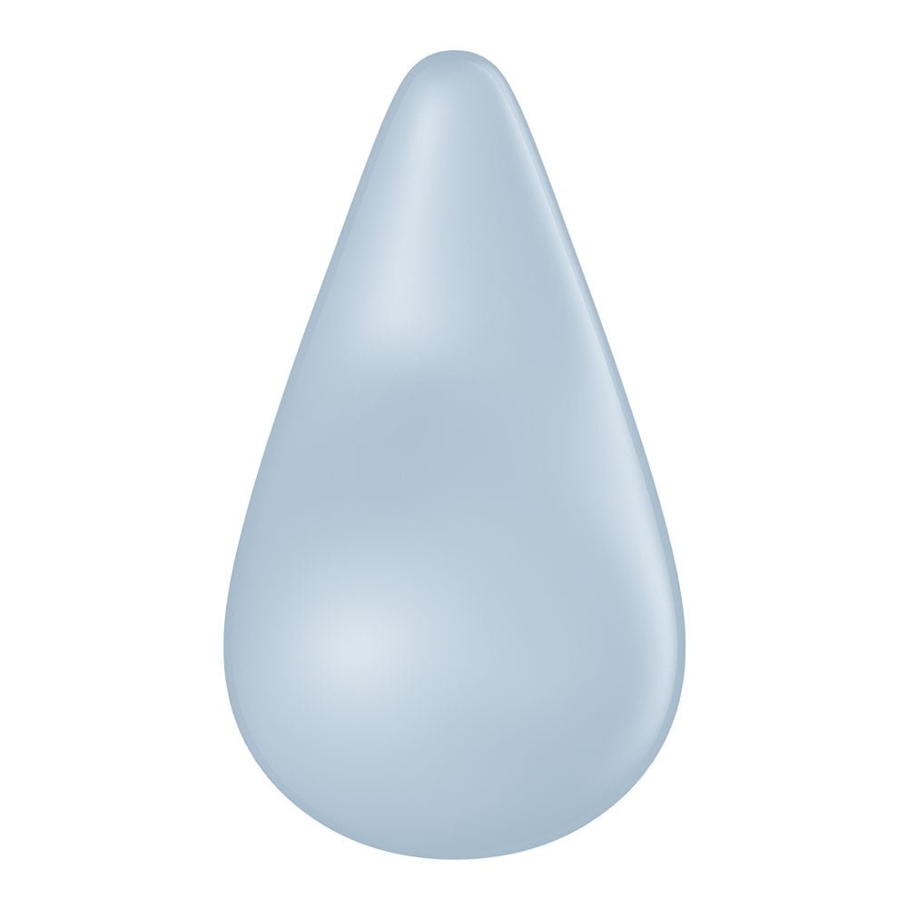 Satisfyer Dew Drop - Light Blue USB Rechargeable Stimulator - Silk and Sin