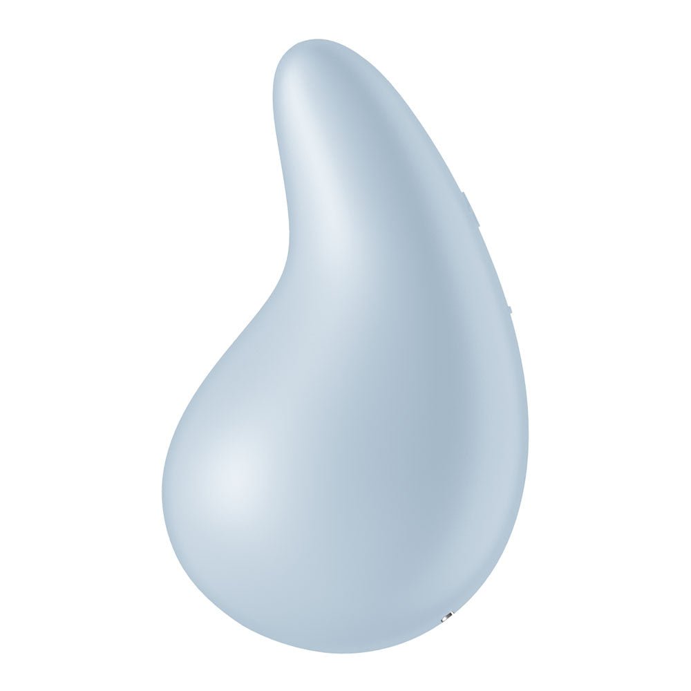 Satisfyer Dew Drop - Light Blue USB Rechargeable Stimulator - Silk and Sin